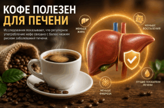кофе полезен для печени