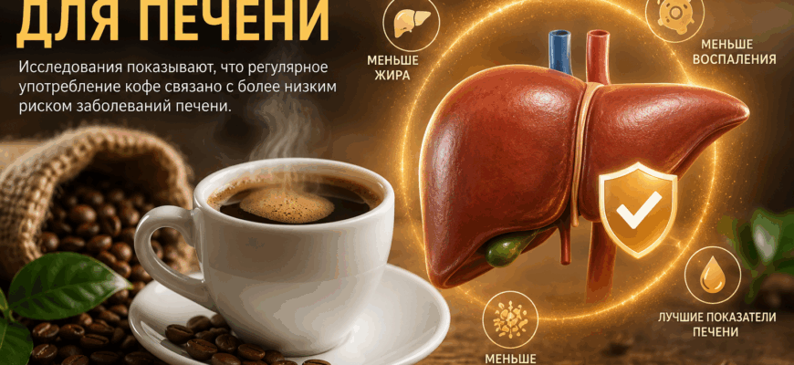 кофе полезен для печени