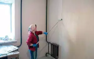 Обои кракелюр в интерьере
