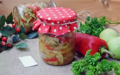 Салат из соленых зеленых помидоров рецепт