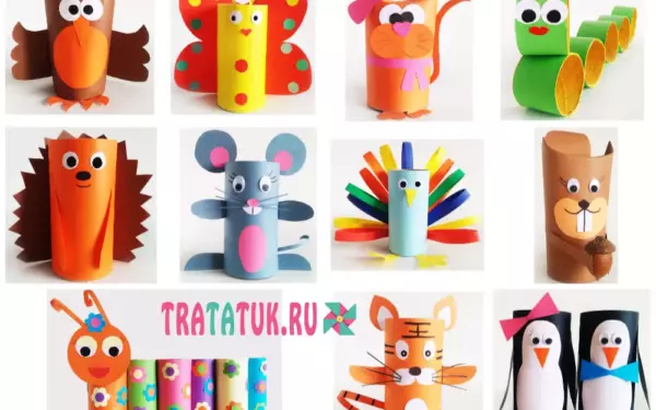 Поделки из катушек от туалетной бумаги