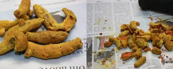 Как измельчить корни в домашних условиях