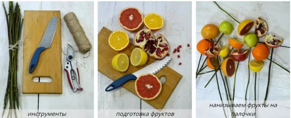 Новогодние букеты в корзине — изображение 9