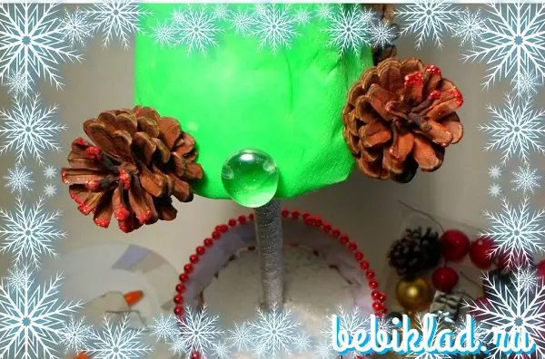 Елка из пеноплекса своими руками — изображение 21