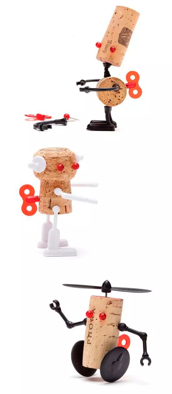 Елочные игрушки из пробок — изображение 56