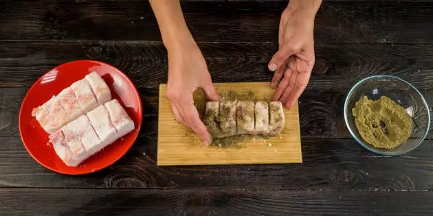 Как засолить сало маленькими кусочками — изображение 7