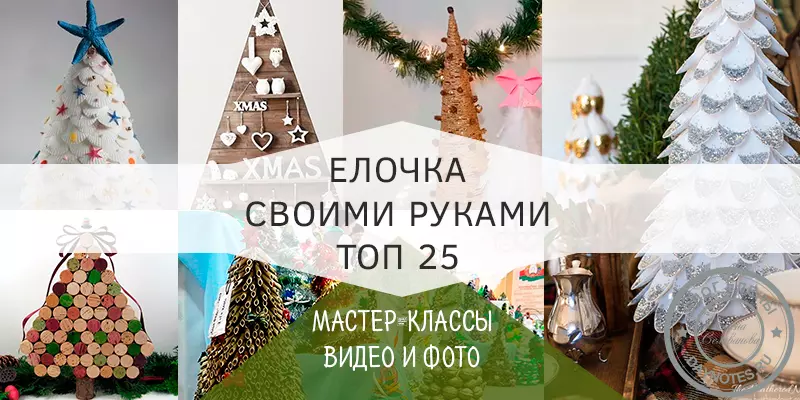 Оригинальные ёлки своими руками на конкурс