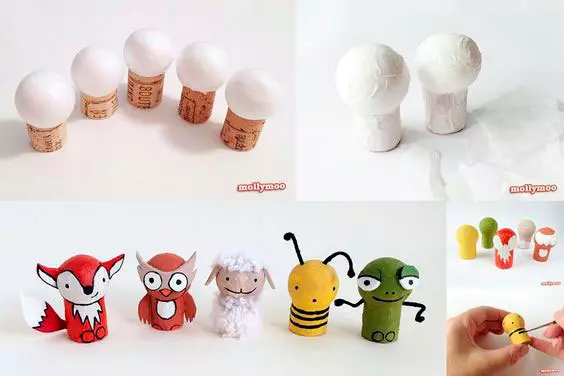 Елочные игрушки из пробок — изображение 76