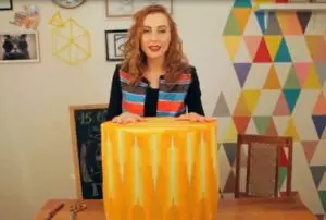 Как из табуретки сделать пуфик — изображение 109