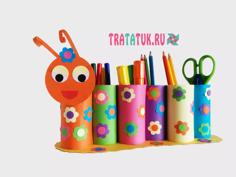 Поделки из катушек от туалетной бумаги — изображение 16
